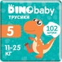 Підгузки Dino Baby трусики Розмір 5 (11-25 кг) 34 шт х 3 пачки (2000998941147) - зменшене зображення 1