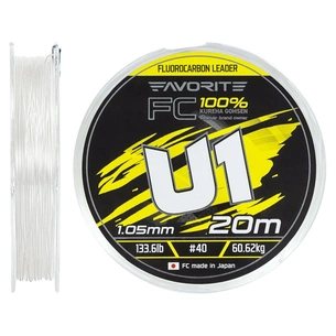 Флюорокарбон Favorite U1 FC 20m 40/1.05mm 133.6lb/60.62kg (1693.12.06) зображення 1