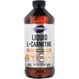 Амінокислота Now Foods L-Карнітин Рідкий з Цитрусовим Смаком, L-Carnitine, 1000 мг (NOW-00065) - зменшене зображення 1