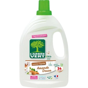 Гель для прання L'Arbre Vert Солодкий мигдаль 1.53 л (3450601046315) зображення 1