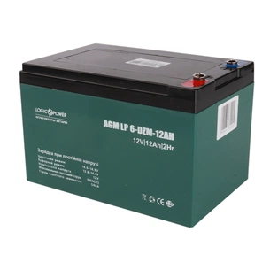 Батарея до ДБЖ LogicPower 12V 12Ah LP-6-DZM-12 (9172) зображення 1