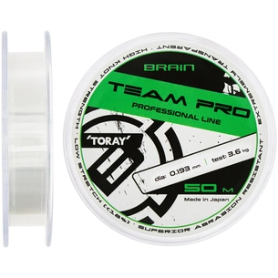 Волосінь Brain Team Pro 50m (clear) 0.193mm 3.6kg (1858.26.87) зображення 1