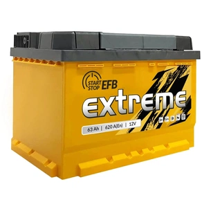 Акумулятор автомобільний Extreme 6CT-63Аh EFB АзЕ (EEFB630) зображення 1