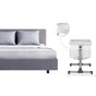 Ліжечко MoMi Revo Light grey (LOZE00022) - зменшене зображення 7