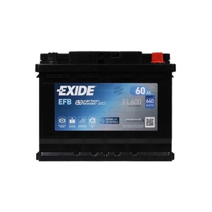 Акумулятор автомобільний EXIDE START-STOP EFB 60A (EL600) изображение 1
