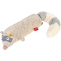Іграшка для собак GiGwi Plush Єнот з пискавкою 17 см (75310) - зменшене зображення 1