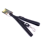 Повідець для собак GimDog Alfresco 2.0х120 см неопрен/фліс (чорний) (8009632059525) - зменшене зображення 2