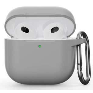 Чохол для навушників Armorstandart Hang Case для Apple AirPods 4 Light Grey (ARM81284) зображення 1