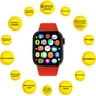 Смарт-годинник AURA X3 Pro 47mm Red (SWAX347R) - зменшене зображення 4