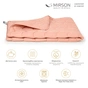 Ковдра MirSon антиалергенна Евкаліптова всесезонна №1738 Eco Light Coral 140x205 см (2200003710373) - зменшене зображення 2