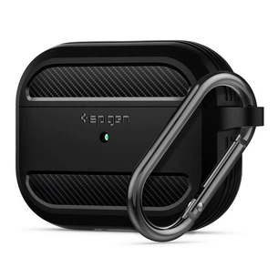 Чохол для навушників Spigen для Airpods Pro Rugged Armor Black (ASD00540) изображение 1