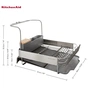 Сушарка для посуду KitchenAid Sinkware 61,5 x 38,5 x 37,5 см сірий (KEG896BXCGA) - зменшене зображення 3