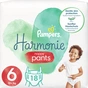 Підгузки Pampers трусики Harmonie Nappy Pants Розмір 6 (15+ кг) 18 шт (8006540181461) - зменшене зображення 1