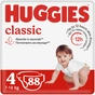 Підгузки Huggies Classic 4 (7-18 кг) J-Pack 88 шт. (2*44) (5029054228975) - зменшене зображення 1