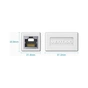 Зрощувач FTP 1+1 RJ45 cat 6 FTP white Vention (IPVW0) - зменшене зображення 2