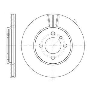 Гальмівний диск REMSA 6062.10 зображення 1