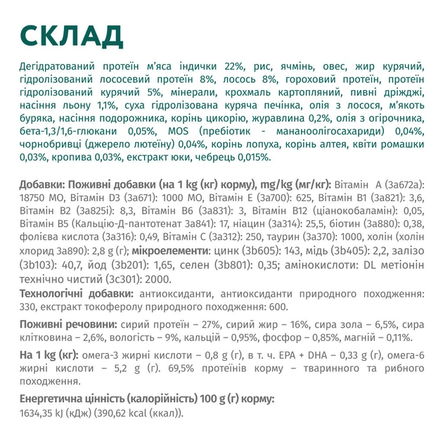 Сухий корм для собак Optimeal мініатюрних порід з високим вмістом лосося 4 кг (4820215369992) - зображення 6