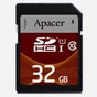 Карта пам'яті Apacer 32GB SDHC UHS-I 95/45 Class10 (AP32GSDHC10U2-R) - зменшене зображення 1