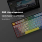 Клавіатура Ajazz AK820 Sea Salt Switch Black USB-C (AK820-SS-BGY) - зменшене зображення 10