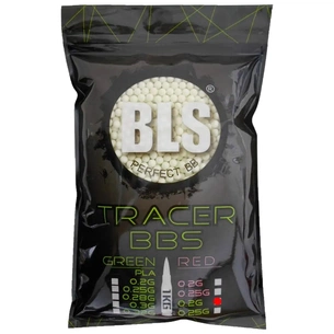 Страйкбольные шарики BLS Tracer Green 6 мм 0,20 г 1 кг (1928.00.09) изображение 1