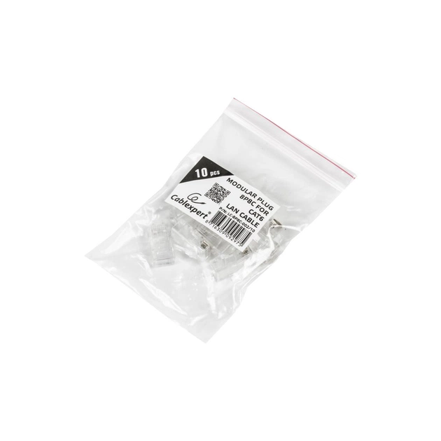 Конектор RJ45 cat.6 UTP 8P8C * 10 (позолоч. конт.) Cablexpert (LC-8P8C-002/10) - picture 3