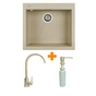 Мийка кухонна Adamant Univer Сахара + змішувач + дозатор (4824296902102) - зменшене зображення 1