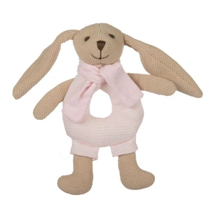 Брязкальце Canpol м'яка Кролик рожевий (80/201_pin) зображення 1