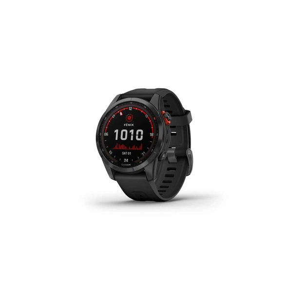 Смарт-годинник Garmin fenix 7S Solar, Slate Gray w/ Black Band, GPS (010-02539-13) - изображение 1