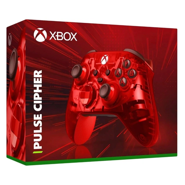 Геймпад Microsoft Wireless Controller Pulse Cipher Red (QAU-00165) - зображення 6