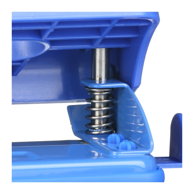 Діркопробивач Buromax пластиковий, до 10 аркушів, 120 х 58 х 59 мм, синій (BM.4015-02) - picture 5