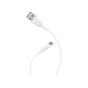 Дата кабель USB 2.0 AM to Micro 5P 1.0m 2A PVC X25 white HOCO (6957531080138) - уменьшенное изображение 3