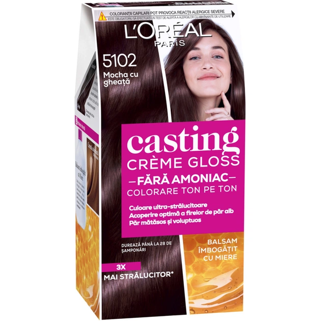 Фарба для волосся L'Oreal Paris Casting Creme Gloss 5102 - Холодний мокко 120 мл (3600523806935) - изображение 1