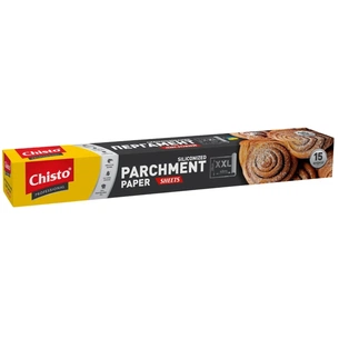 Папір для випічки пергаментний Chisto Professional XXL Листовий Силіконізований 38 х 42 см 15 шт. (4823098414377) зображення 1