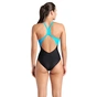 Купальник Arena Openings Swimsuit V Back Lb 008063-580 чорно-бірюзовий 38 (3468337415817) - уменьшенное изображение 2
