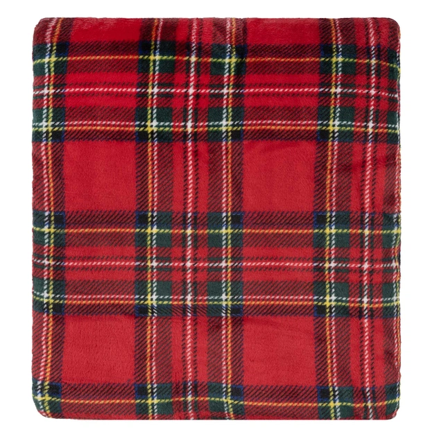 Плед Ardesto Christmas Flannel 160х200см, 100% поліестер, клітинка, червоний (ART0133PB) - picture 2
