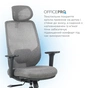 Кресло офисное OfficePro Comfort OC524G Gray - уменьшенное изображение 3