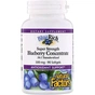 Трави Natural Factors Концентрат Чорниці, 500 мг, BlueRich, Super Strength, 90 капсул (NFS-04516) - зменшене зображення 1