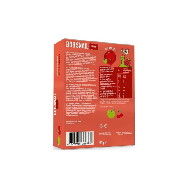Мармелад Bob Snail Яблоко, вишня 90 г (1740881) - изображение 4