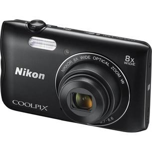 Цифровий фотоапарат Nikon Coolpix A300 Black (VNA961E1) зображення 1
