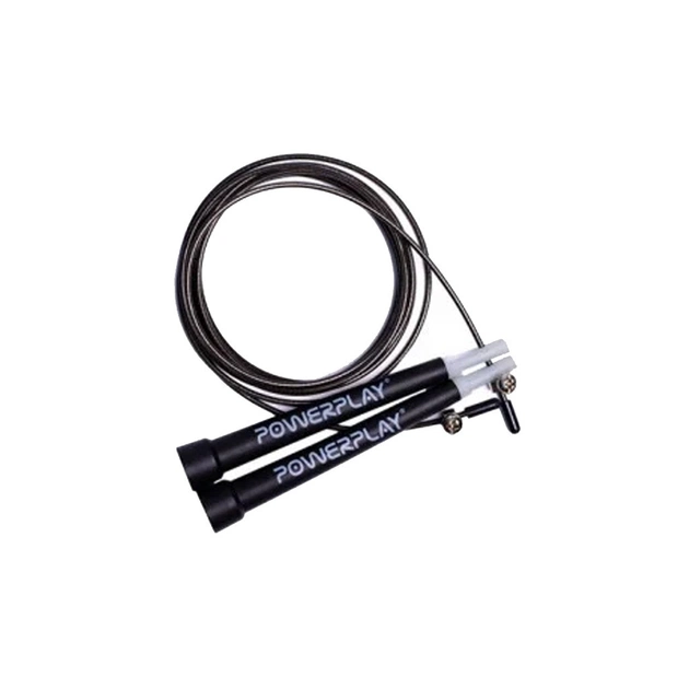 Скакалка PowerPlay Швидкісна 4202 Black (PP_4202_Black) - picture 1