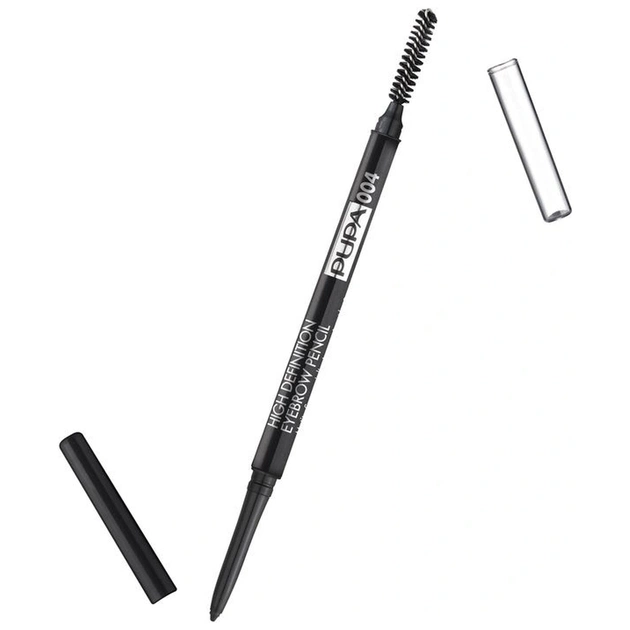 Олівець для брів Pupa High Definition Eyebrow Pencil 004 - Extra Dark (8011607271207) - picture 1
