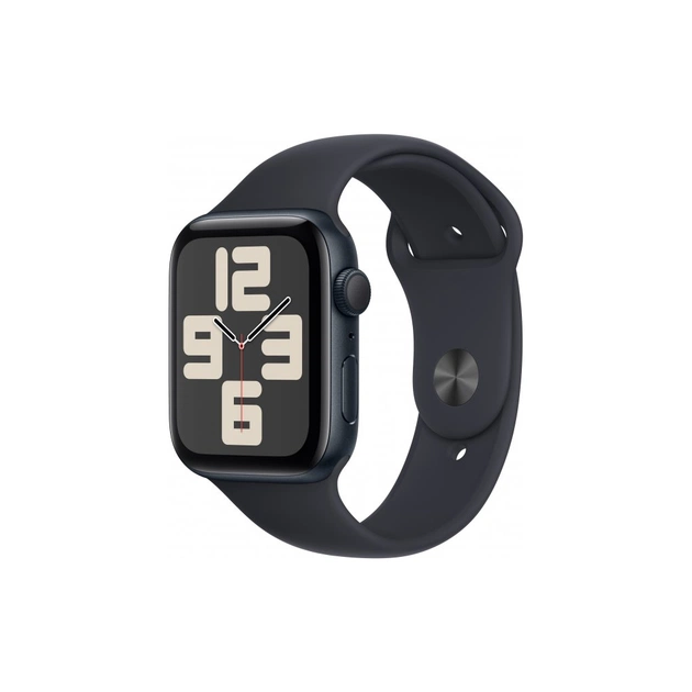 Смарт-годинник Apple Watch SE 2023 GPS 44mm Midnight Aluminium Case with Midnight Sport Band - S/M (MRE73QP/A) - изображение 1