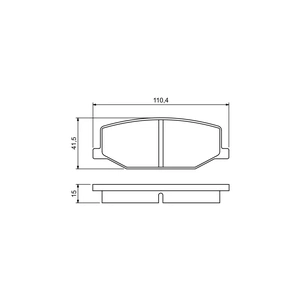 Гальмівні колодки Bosch 0 986 460 935 зображення 1