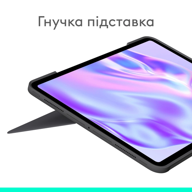 Чохол до планшета Logitech Combo Touch for iPad Pro 11-inch (M4) GRAPHITE - US (L920-012831) - picture 6