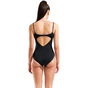 Купальник Arena Clip Back Swimsuit Solid B 010651-510 чорний, білий 38 (3468337746331) - уменьшенное изображение 4
