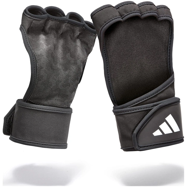 Рукавички для фітнесу Adidas Open Back Training Gloves ADGB-15061 чорний S (885652026246) - picture 5