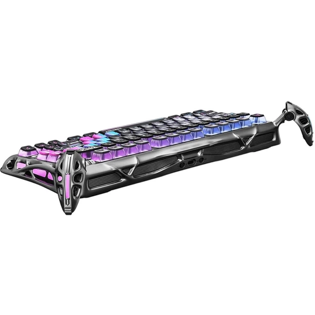Клавіатура бездротова GravaStar Mercury K1 Pro Cyberpunk (GSK1PRO_CBLK) - зображення 4