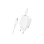 Зарядний пристрій BOROFONE BN28 Fuente USB-C PD30W + cable USB-C to Lightning White (6941991120305) - зменшене зображення 7