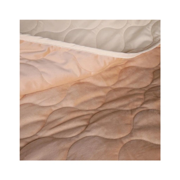 Покривало MirSon №5050 Velor charm Beige 200х220 см (2200008376796) - picture 3