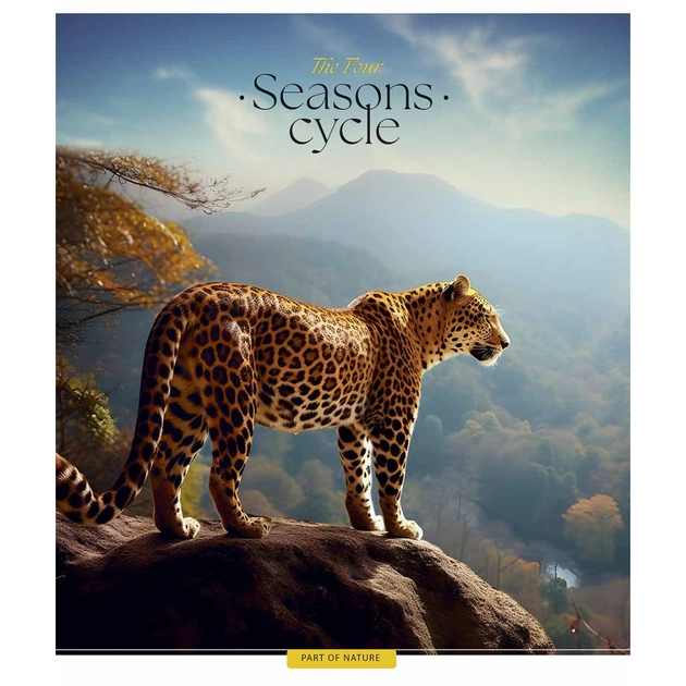 Тетрадь Школярик Four seasons 60 листов клетка (060-3403K) - изображение 1